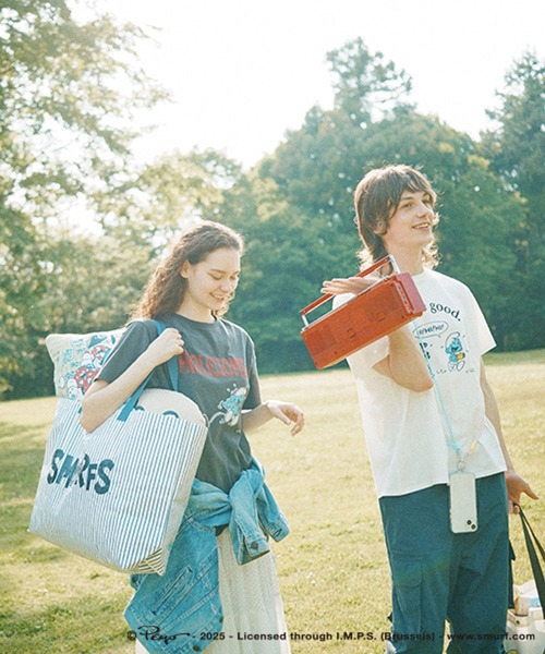 セール】マルシェバッグ[スマーフコラボ]（エコバッグ/サブバッグ