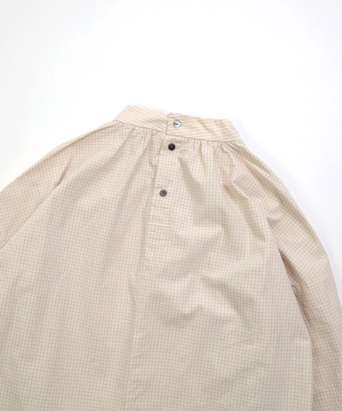 prit（プリット）の「[prit] 強撚グラフチェック ハイネッククレリックプルオーバー（シャツ/ブラウス・レディース・ブラック/アイボリー・FREE）」の21枚目の写真