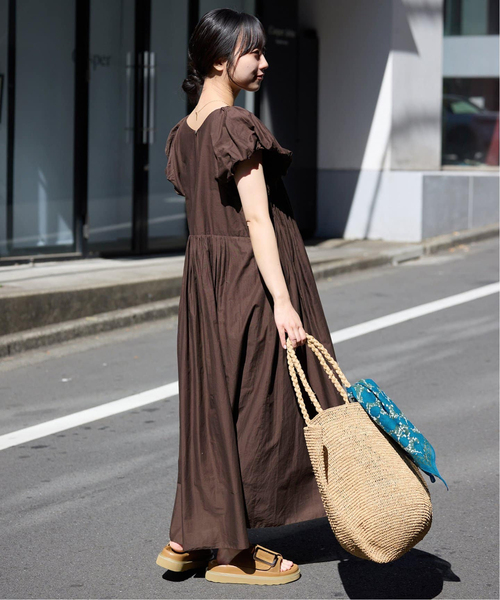 SLOBE IENA（スローブイエナ）の「MOISMONT/モワモン SLOBE別注 スカーフ（バンダナ/スカーフ・レディース・グリーン/ブルー・FREE）」の6枚目の写真