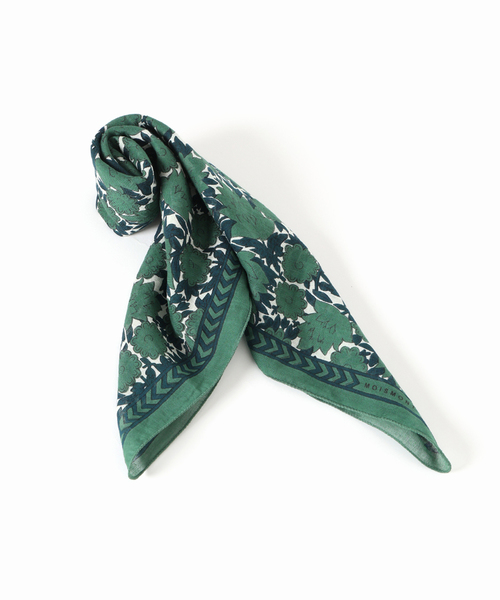 SLOBE IENA（スローブイエナ）の「MOISMONT/モワモン SLOBE別注 スカーフ（バンダナ/スカーフ・レディース・グリーン/ブルー・FREE）」の7枚目の写真