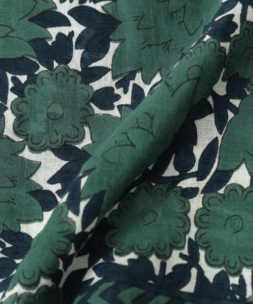 SLOBE IENA（スローブイエナ）の「MOISMONT/モワモン SLOBE別注 スカーフ（バンダナ/スカーフ・レディース・グリーン/ブルー・FREE）」の12枚目の写真