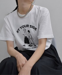 【RGY】BY YOUR SIDE デザインプリントTシャツ 半袖