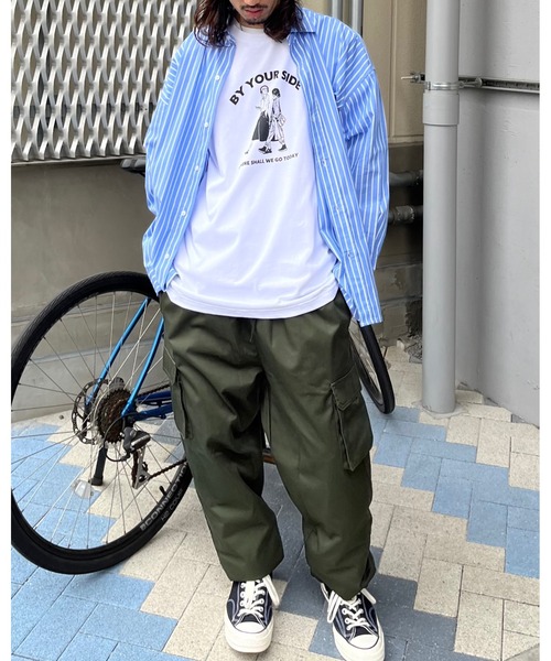 RGY(アールジーワイ)の「【RGY】BY YOUR SIDE デザインプリントTシャツ 半袖(Tシャツ/カットソー・メンズ・オートミール/ホワイト・MEDIUM/LARGE)」の18枚目の写真
