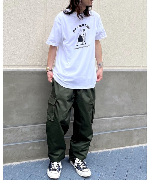 RGY(アールジーワイ)の「【RGY】BY YOUR SIDE デザインプリントTシャツ 半袖(Tシャツ/カットソー・メンズ・オートミール/ホワイト・MEDIUM/LARGE)」の21枚目の写真