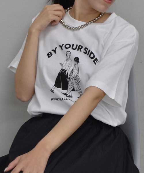 Tシャツ・カットソー Not your rose Daisy top BKS168 Not your rose(ノットユアローズ) Tシャツ・カットソー