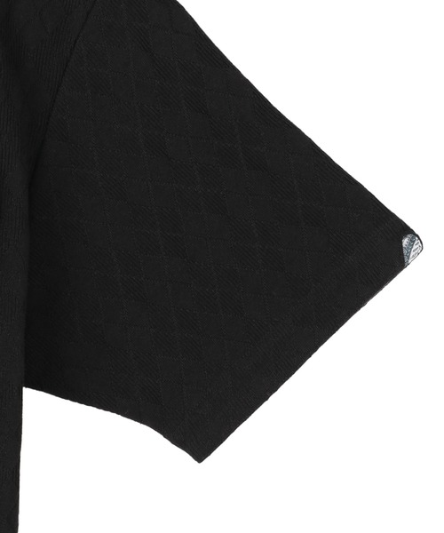 TOKYO SHIRTS（トウキョウシャツ）の「デザイン 半袖ポロシャツ ボタンダウン（ポロシャツ・メンズ・ブラック・LL/M/L/XL/S）」の4枚目の写真