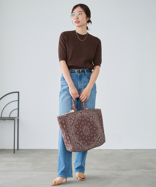 MALUS/マリュス BANDANA QUILTING BIG BAG トートバッグ（トート