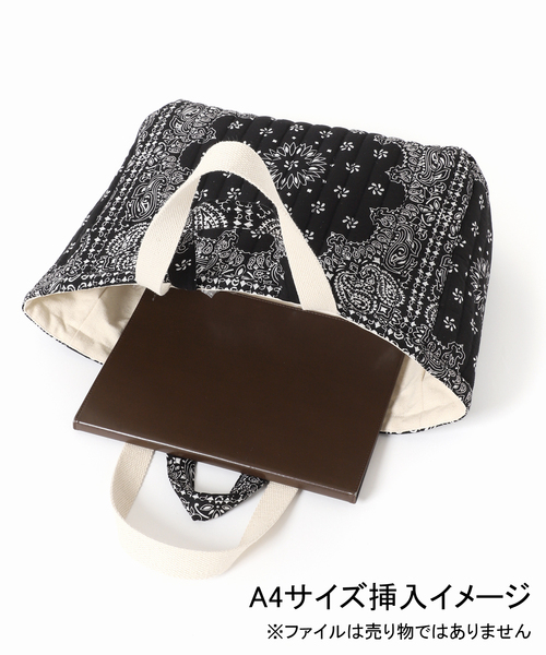 アパルトモン MALUS Bandana quilting big tote MALUS/マリュス】 Bandana quilting big tote（トートバッグ