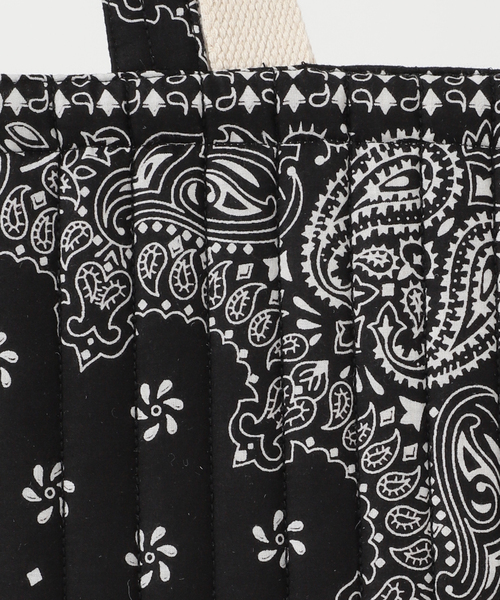 【MALUS/マリュス】 Bandana quilting big tote MALUS/マリュス BANDANA QUILTING BIG BAG トートバッグ（トート
