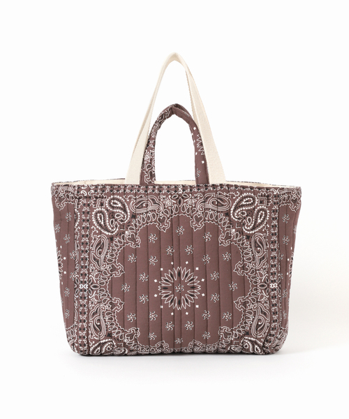 【MALUS/マリュス】 Bandana quilting big tote MALUS/マリュス BANDANA QUILTING BIG BAG トートバッグ（トート