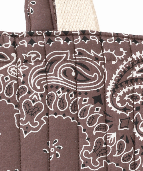 MALUS/マリュス BANDANA QUILTING BIG BAG トートバッグ（トート