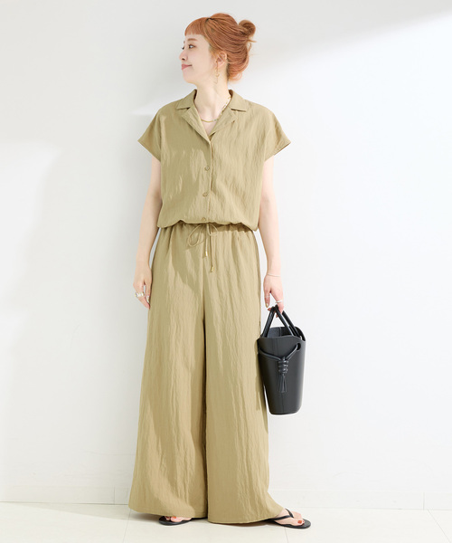 【値下げ不可・完売品】ウエストマークジャンプスーツ　チェック 楽天市場】【洋服の青山】【楽天ランキング10位入賞】1ボタン V