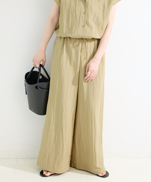 B.C STOCK（ベーセーストック）の「【WEB限定】手洗い可 / ジャンプスーツ（つなぎ/オールインワン・レディース・ベージュ/ブラック・FREE）」の19枚目の写真