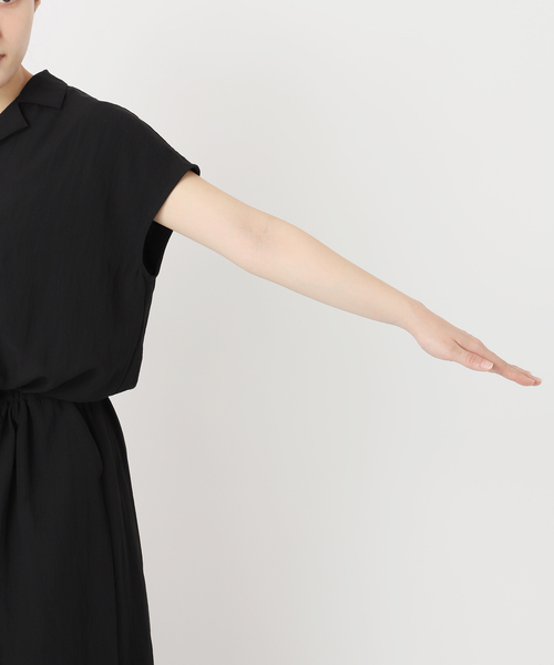 B.C STOCK（ベーセーストック）の「【WEB限定】手洗い可 / ジャンプスーツ（つなぎ/オールインワン・レディース・ベージュ/ブラック・FREE）」の13枚目の写真