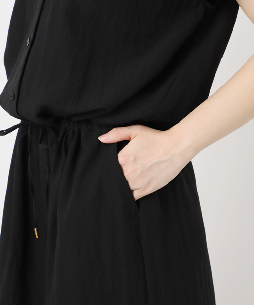 B.C STOCK（ベーセーストック）の「【WEB限定】手洗い可 / ジャンプスーツ（つなぎ/オールインワン・レディース・ベージュ/ブラック・FREE）」の12枚目の写真