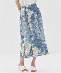 TAAKK（ターク）の「【TAAKK/ターク】DENIM SKIRT/デニムスカート/タイトスカート（デニムスカート）」