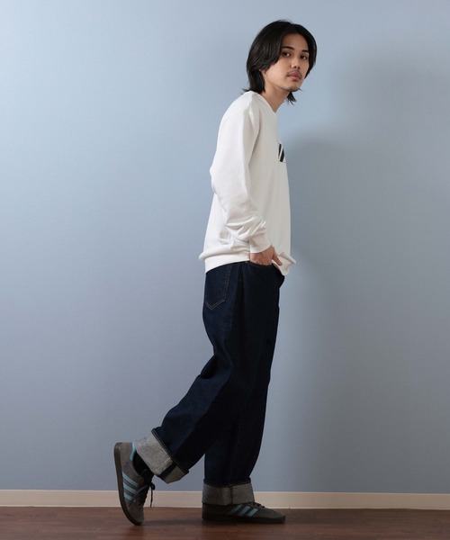 長袖カットソー セール】adidas/アディダス 長袖ロンT/トレーナー フロントロゴ JXY75