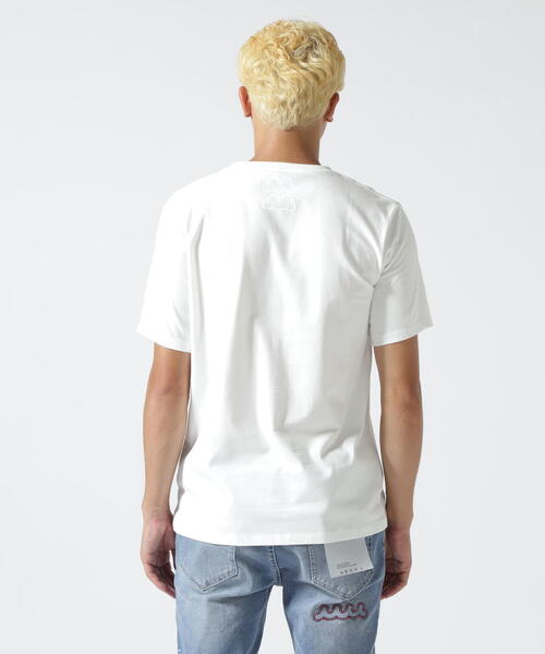 muta MARINE/ムータ マリン/別注 NEON WAVE SS TEE（Tシャツ