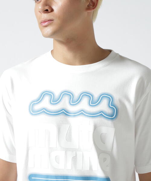 muta MARINE／ムータ マリン／別注 NEON WAVE SS TEE muta MARINE/ムータ マリン/別注 NEON WAVE SS TEE（Tシャツ