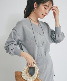 ボンボンストアニットSサイズ 全骨格対応】ラメリブ5分袖ニット | La boutique BonBon(ラブ
