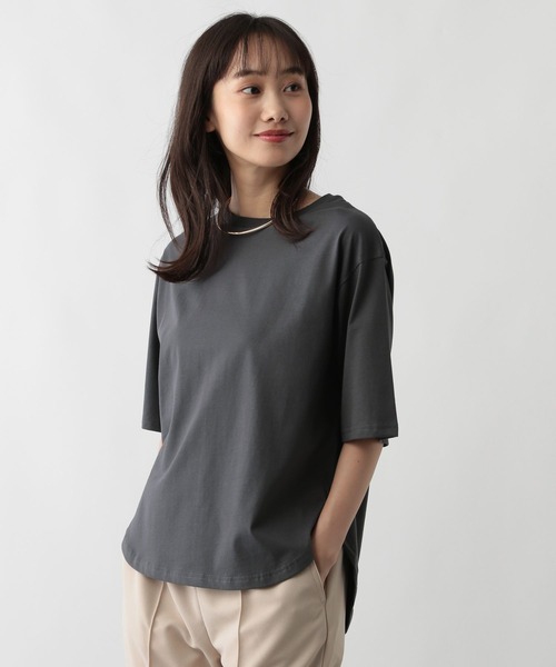 FOUND GOOD（ファウンドグッド）の「タキノウラウンドT5S（Tシャツ/カットソー・レディース・グレー系8/レッド系8/ブラック/イエロー系2/グレー系/ホワイト系5・M/L/S）」の4枚目の写真