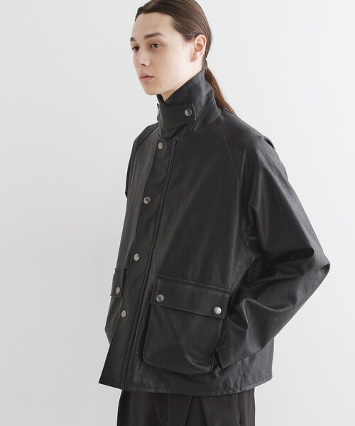 tk.TAKEO KIKUCHI（ティーケータケオキクチ）の「クラシックハンティングジャケット（ブルゾン・メンズ・ブラック系/ブラック/オリーブ・03/02）」の10枚目の写真