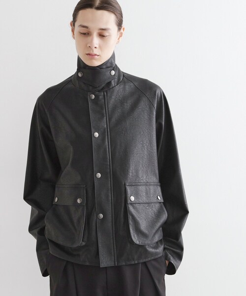 tk.TAKEO KIKUCHI（ティーケータケオキクチ）の「クラシックハンティングジャケット（ブルゾン・メンズ・ブラック系/ブラック/オリーブ・03/02）」の11枚目の写真