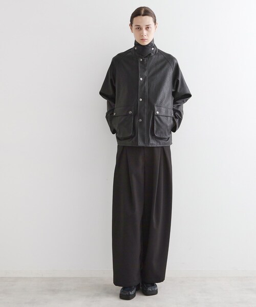 tk.TAKEO KIKUCHI（ティーケータケオキクチ）の「クラシックハンティングジャケット（ブルゾン・メンズ・ブラック系/ブラック/オリーブ・03/02）」の14枚目の写真