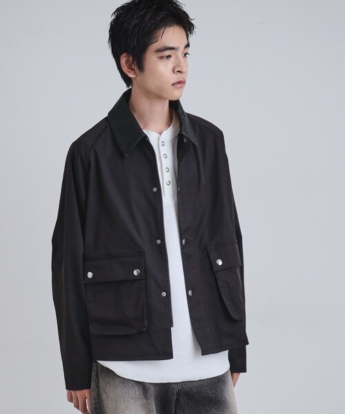 tk.TAKEO KIKUCHI（ティーケータケオキクチ）の「クラシックハンティングジャケット（ブルゾン・メンズ・ブラック系/ブラック/オリーブ・03/02）」の20枚目の写真