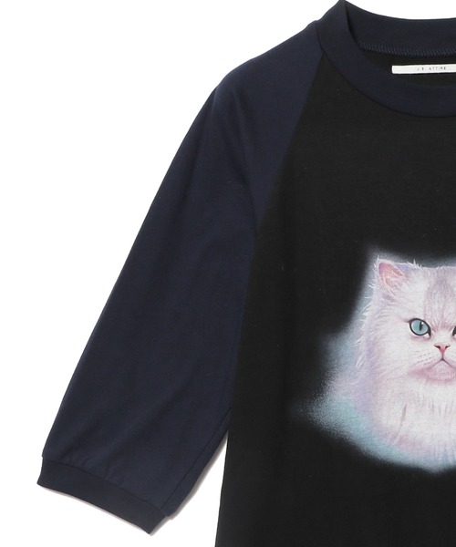 ESTNATION(エストネーション)の「J.B.ATTIRE / CAT Tシャツ《ESTNATION EXCLUSIVE》(Tシャツ/カットソー・レディース・ブラック・FREE)」の10枚目の写真