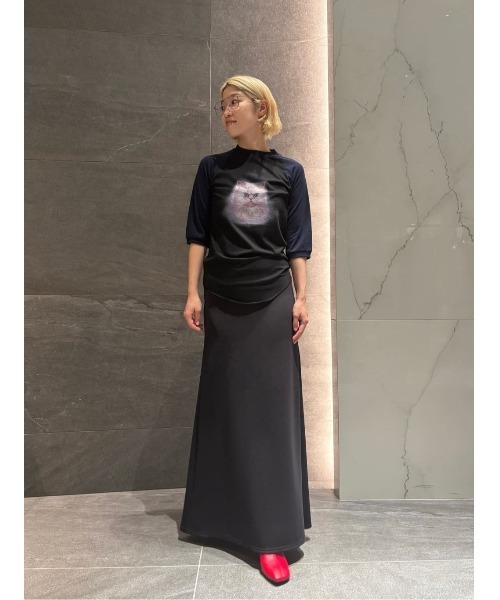ESTNATION(エストネーション)の「J.B.ATTIRE / CAT Tシャツ《ESTNATION EXCLUSIVE》(Tシャツ/カットソー・レディース・ブラック・FREE)」の7枚目の写真