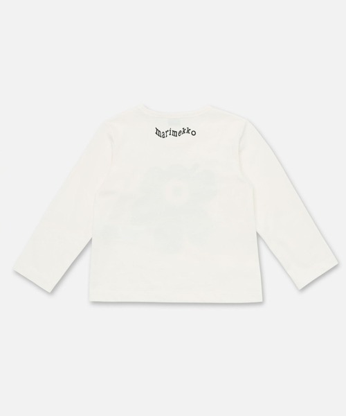 marimekko（マリメッコ）の「【Kids】 Unikko / Paja Akvarelli jersey sweatshirt（Tシャツ/カットソー・キッズ・ホワイト・92/104）」の2枚目の写真