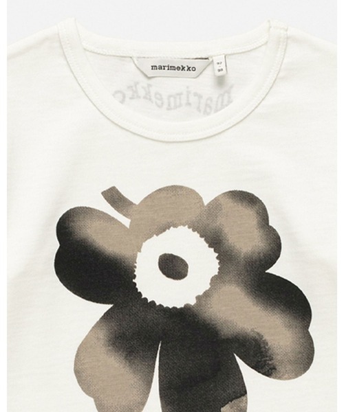 marimekko（マリメッコ）の「【Kids】 Unikko / Paja Akvarelli jersey sweatshirt（Tシャツ/カットソー・キッズ・ホワイト・92/104）」の3枚目の写真