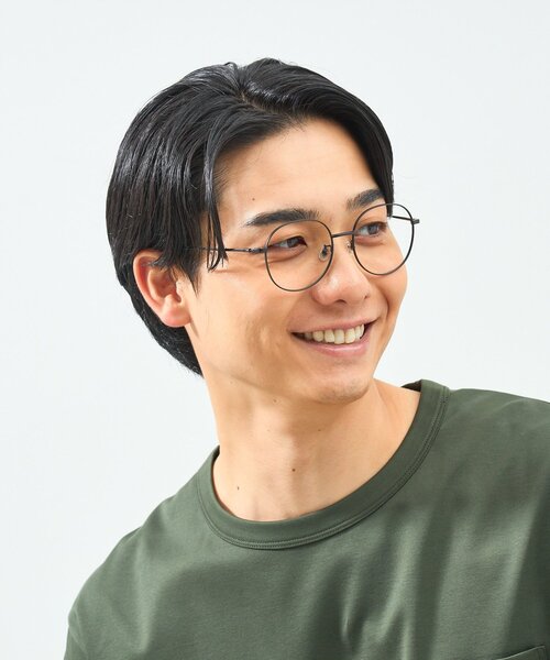 Zoff（ゾフ）の「Zoff｜takashi kumagai ボストン型 メガネ｜丸型｜メタルフレーム｜ 伊達メガネ 度付きメガネ（レンズ交換券付き）｜レディース ユニセックス（メガネ・レディース・ブラック系その他6/ゴールド/ブラウン系その他4/シルバー・FREE）」の13枚目の写真