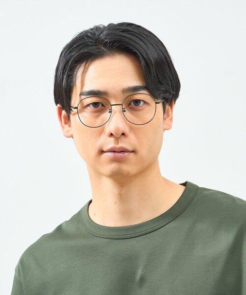Zoff（ゾフ）の「Zoff｜takashi kumagai ボストン型 メガネ｜丸型｜メタルフレーム｜ 伊達メガネ 度付きメガネ（レンズ交換券付き）｜レディース ユニセックス（メガネ・レディース・ブラック系その他6/ゴールド/ブラウン系その他4/シルバー・FREE）」の14枚目の写真