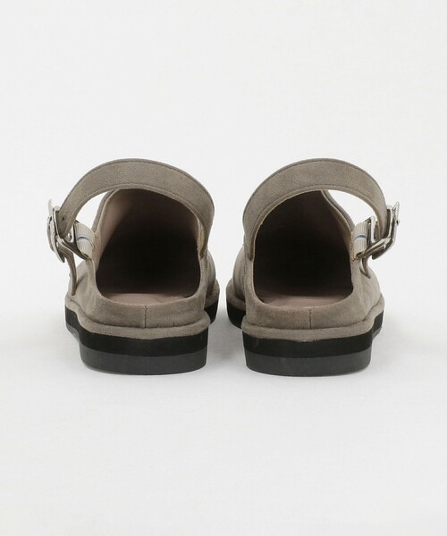 CITEN(シテン)の「<CITEN>スウェードライククロッグシューズ(サンダル・レディース・ベージュ/ブラック・M/S/L)」の7枚目の写真