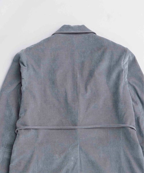 MAISON SPECIAL(メゾンスペシャル)の「Chambray Corduroy Jacket/シャンブレーコーデュロイジャケット■セットアップ対応■(テーラードジャケット・レディース・ブルー/カーキ/ブラック・36/38)」の8枚目の写真