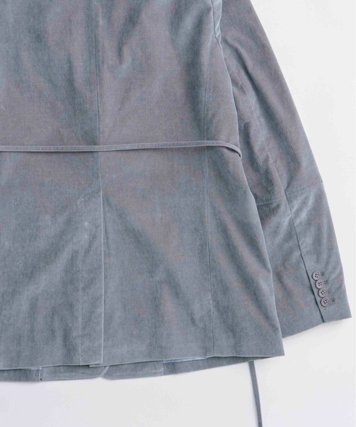 MAISON SPECIAL(メゾンスペシャル)の「Chambray Corduroy Jacket/シャンブレーコーデュロイジャケット■セットアップ対応■(テーラードジャケット・レディース・ブルー/カーキ/ブラック・36/38)」の9枚目の写真
