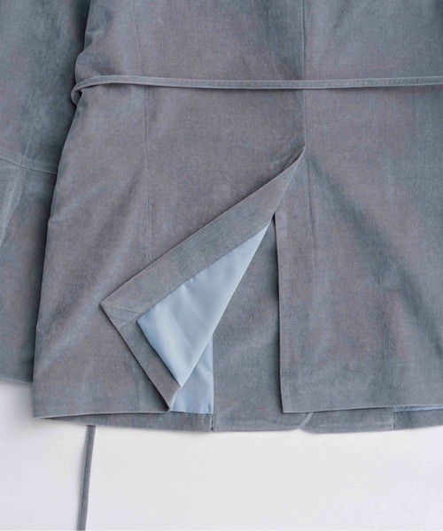 MAISON SPECIAL(メゾンスペシャル)の「Chambray Corduroy Jacket/シャンブレーコーデュロイジャケット■セットアップ対応■(テーラードジャケット・レディース・ブルー/カーキ/ブラック・36/38)」の10枚目の写真