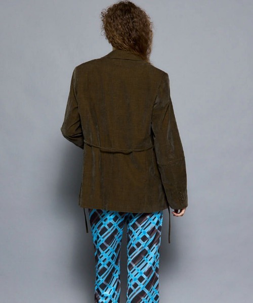 MAISON SPECIAL(メゾンスペシャル)の「Chambray Corduroy Jacket/シャンブレーコーデュロイジャケット■セットアップ対応■(テーラードジャケット・レディース・ブルー/カーキ/ブラック・36/38)」の17枚目の写真