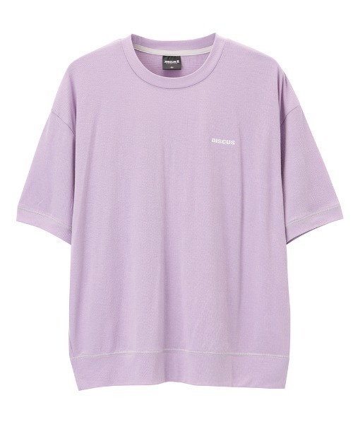 DISCUS(ディスカス)の「DISCUS Wフェイス ストレッチワイドシルエットTシャツ(Tシャツ/カットソー・レディース・ネイビー/パープル/オレンジ/チャコールグレー・M/L)」の11枚目の写真