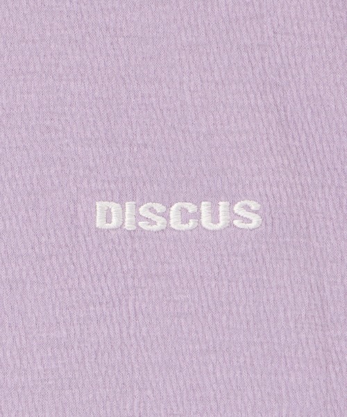 DISCUS(ディスカス)の「DISCUS Wフェイス ストレッチワイドシルエットTシャツ(Tシャツ/カットソー・レディース・ネイビー/パープル/オレンジ/チャコールグレー・M/L)」の12枚目の写真