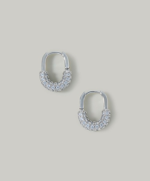 ナッシュ coeur couple de perruches ピアス Clive heart pierced -Silver/Gold- 2colors – Muel Chic