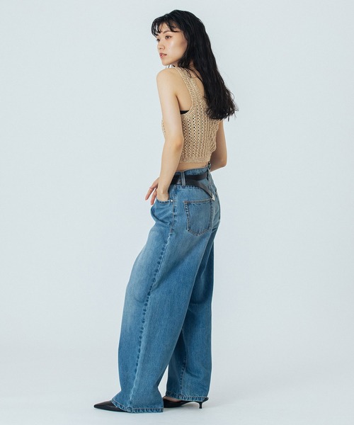 ROSE BUD（ローズバッド）の「(CREOLME)LAME KNIT BUSTIER（その他トップス・レディース・ブラック/ベージュ・ONE SIZE）」の18枚目の写真