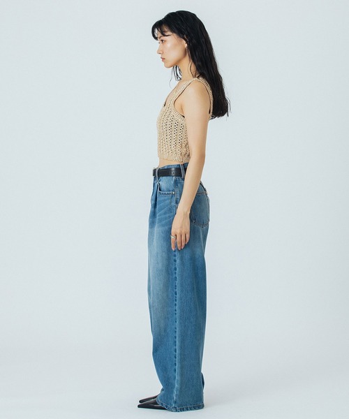 ROSE BUD（ローズバッド）の「(CREOLME)LAME KNIT BUSTIER（その他トップス・レディース・ブラック/ベージュ・ONE SIZE）」の19枚目の写真