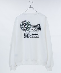 JOHN'S CLOSET（ジョンズクローゼット）の「【a】〔GRANMA/グランマ〕裏起毛 リフレクタープリント クルーネックスウェット（スウェット）」