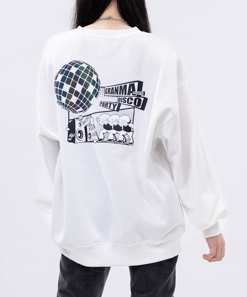 JOHN'S CLOSET(ジョンズクローゼット)の「【a】〔GRANMA/グランマ〕裏起毛 リフレクタープリント クルーネックスウェット(スウェット・メンズ・アッシュグレー/ネイビー/ブラック/ホワイト・MEDIUM/LARGE)」の20枚目の写真