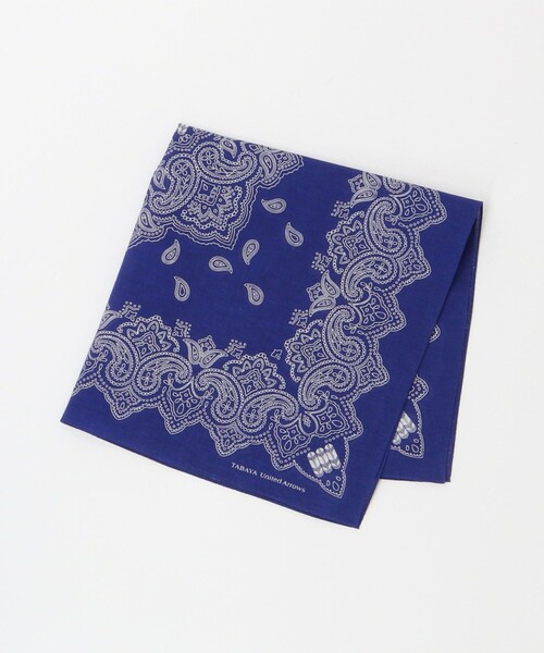 UNITED ARROWS(ユナイテッドアローズ)の「<TABAYA United Arrows> バンダナ(バンダナ/スカーフ・レディース・ネイビー/ダークブラウン・FREE)」の1枚目の写真