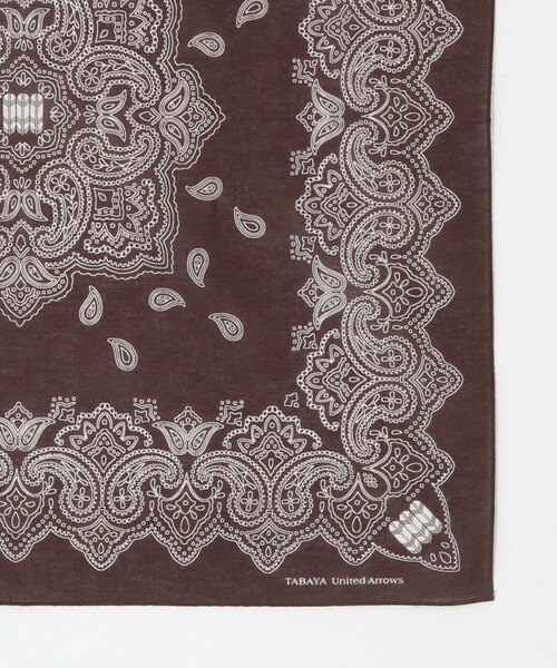 UNITED ARROWS(ユナイテッドアローズ)の「<TABAYA United Arrows> バンダナ(バンダナ/スカーフ・レディース・ネイビー/ダークブラウン・FREE)」の4枚目の写真