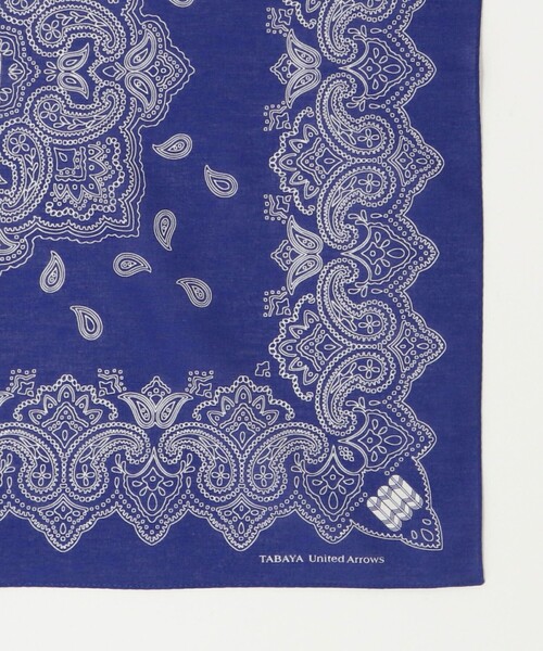 UNITED ARROWS(ユナイテッドアローズ)の「<TABAYA United Arrows> バンダナ(バンダナ/スカーフ・レディース・ネイビー/ダークブラウン・FREE)」の9枚目の写真